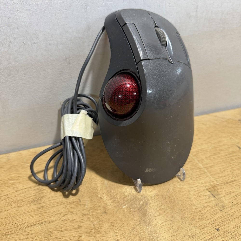 Microsoft Trackball Optical 1.0 (D67-00001), Tested Computer Mouse 2000s - Picture 2 of 10